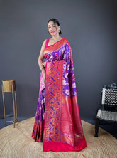 Soft Silk Patola Weaving Paithani Saree